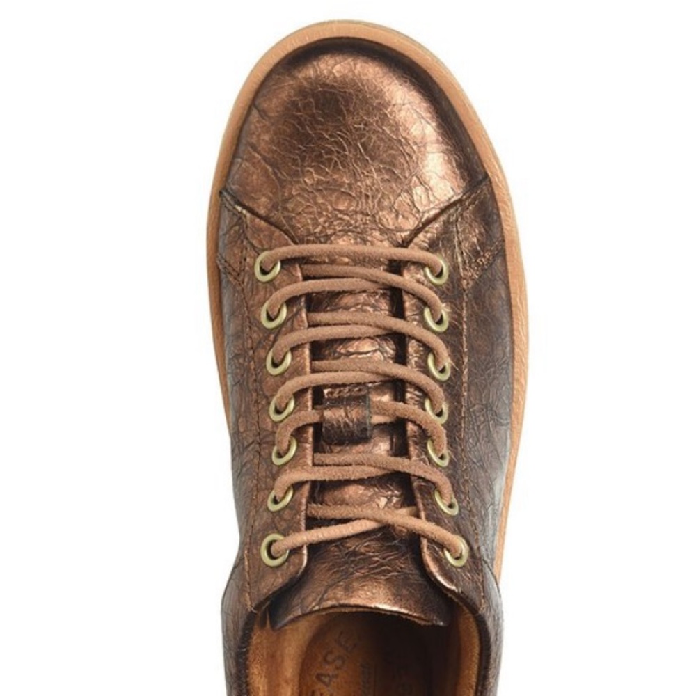 KORK-EASE MADDI METALLIC BRONZE LEATHER SNEAKER US 7 / EU 38 - Picture 11 of 12